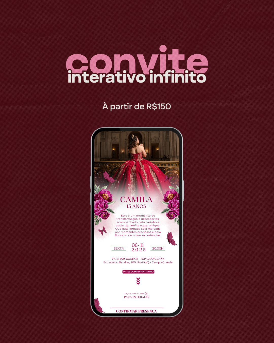 Convite Interativo Infinito