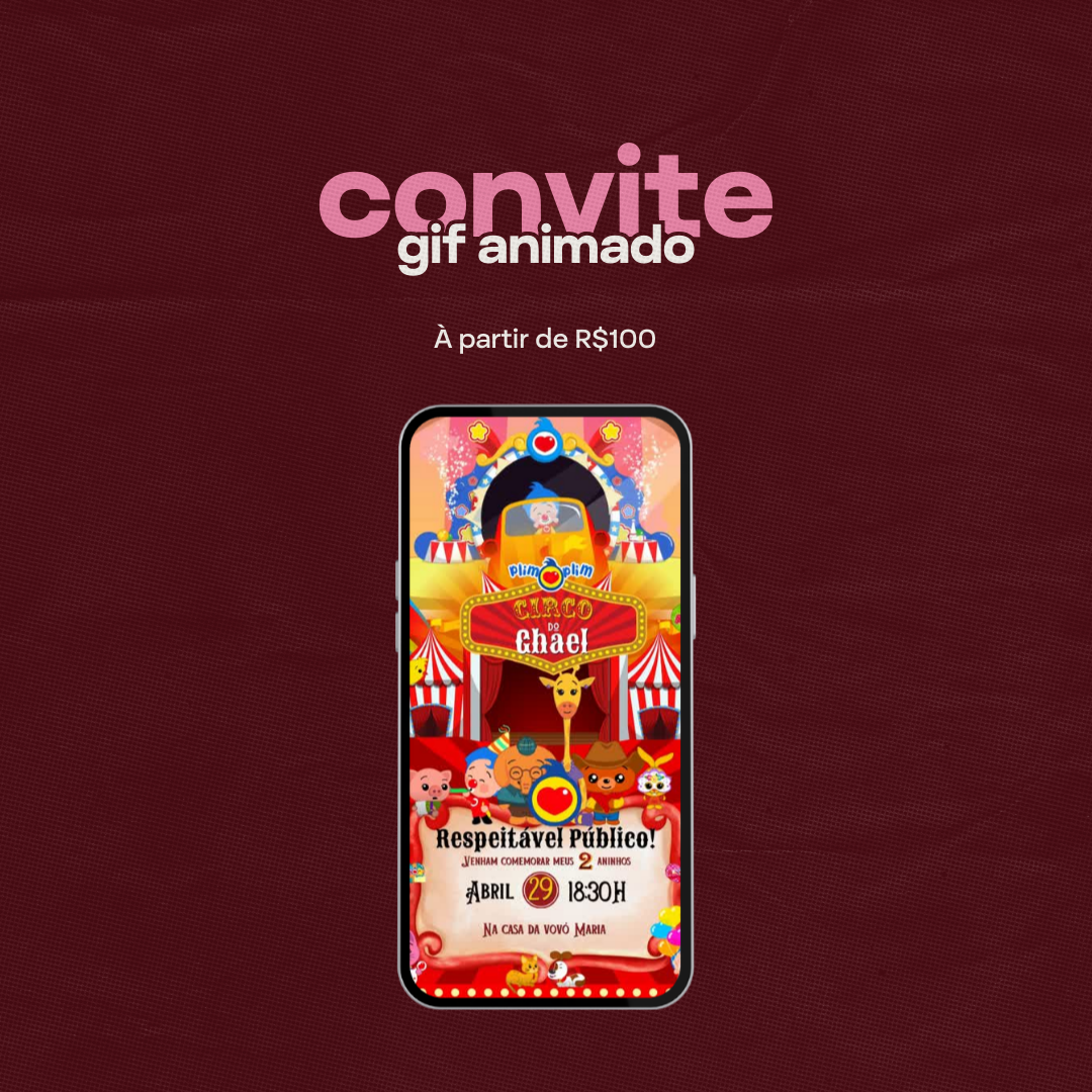 Convite GIF
